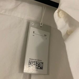 Cos oversized white button down